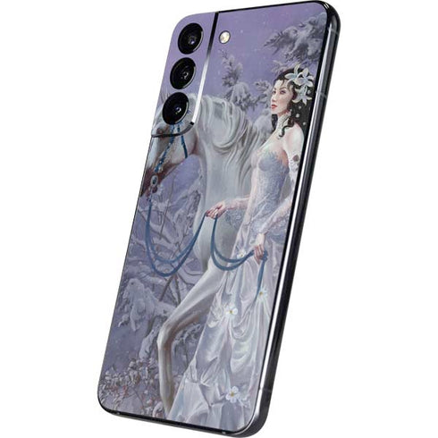 Fairy with Horse in Snow by Nene Thomas Galaxy S22 Plus Skin